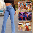 Calça Jeans Flare Modeladora Cintura Alta [Pague 1 Leve 3]