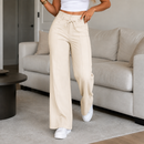 (Compre 2 e Leve 3) Calça Pantalona Mari em Malha de Seda Gelo e Poliéster