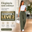 (Compre 1 e Leve 2) Calça Pantalona Mari em Malha de Seda Gelo e Poliéster